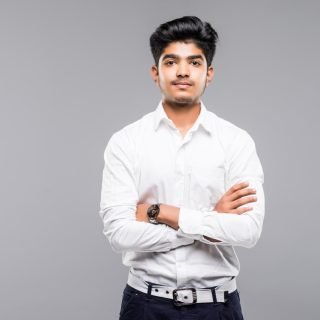 Luxury bedroom interior with soft furnishings and ambient lighting